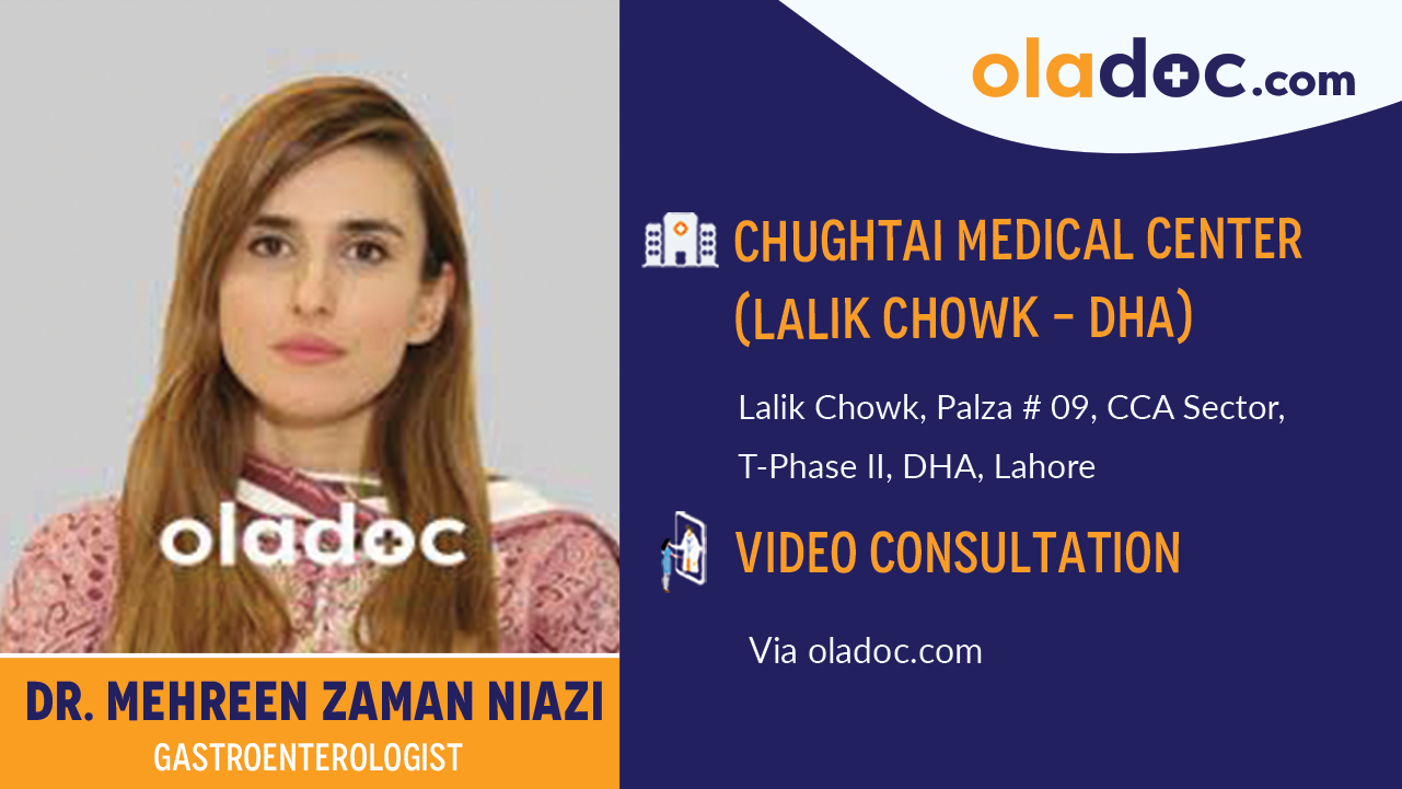 Practice location of Dr  Mehreen Zaman Niazi